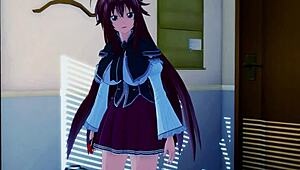 Bad bitch Xenovia fucks Rias 😈