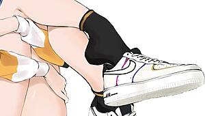 Hey there, Minah blackmails you in this wild hentai JOI session