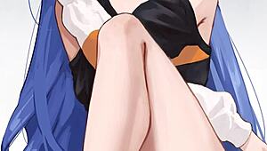 Hey there, Minah blackmails you in this wild hentai JOI session