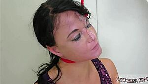 Bound Teen Feels Intense Bondage Thrills