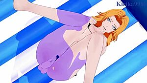 sui-feng soifon and rangiku matsumoto intense sex - bleach hentai