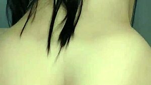 Long-haired cowgirl teen with big ass rides hard. Her moans echo as creampie drips down.