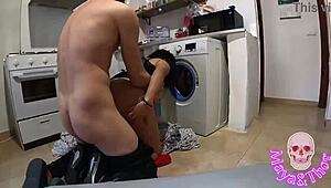 Hot European Wife Bent Over, Receiving Monster Cock Creampie