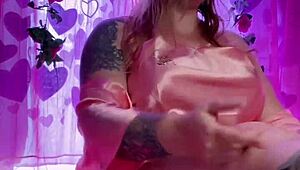 high heels striptease undressing hairy pussy