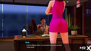 FashionBusiness - Showing Pussy at Photo Shoot in Anime Hentai Game E1 36.