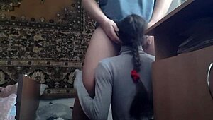 Do You Control Her Head To Make Her Cum Faster During Lesbian Play?