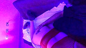 Watch Me Give Long BJ in Slutty Red Outfit, Pussy Throbbing?