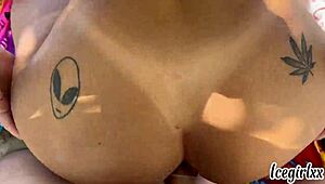 i begged her for sunscreen and she got soaked, he unloaded tons in my mouth