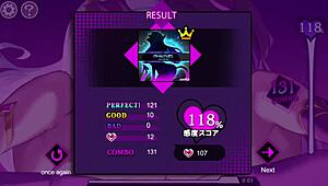 Succubus aria bends over in missionary with big tits and handjob