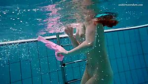 Liza Bubarek Sizzles as Underwater Mermaid in Tiny Bikini Scene