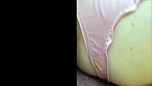 Why does this French slut deepthroat in pink satin panties?