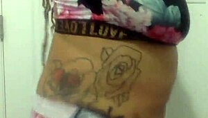 Big Tit Ebony Milf Dances in Bathroom! Watch Her Moves Shake the Room!