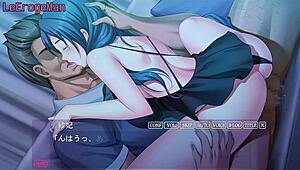 kabe no mukou no tsuma no koe - hiroto 1 shows a couple's passionate creampie sex in anime hentai style.