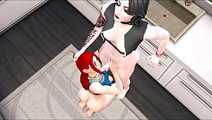 我的哥特女友在西姆斯4扶她冒险里藏野秘