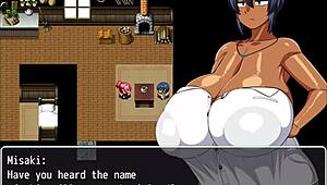 Tanned girl natsuki hentai game ep 2 pervy carpenter massages massive boobs