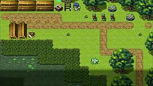 Tanned girl natsuki hentai game ep 2 pervy carpenter massages massive boobs