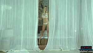 Gorgeous milf blonde bexie williams strips and poses