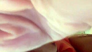 Ginger Paris Dirty Masturbation In Neon Orange Lingerie