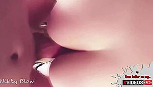 Hot Closeup Amateur Doggy Bareback Action from His View!