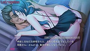 kabe no mukou no tsuma no koe - hiroto 1 shows a couple's passionate creampie sex in anime hentai style.