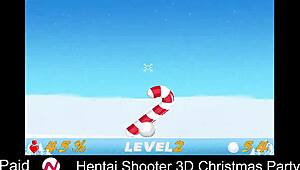 Hentai Shooter Unleashes Big Tits At Christmas Party Monster Fuck