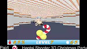 Hentai Shooter Unleashes Big Tits At Christmas Party Monster Fuck