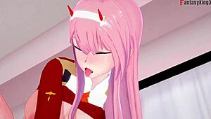 Zero Two Has Hard Sex With Darling In Franxx Fantasy