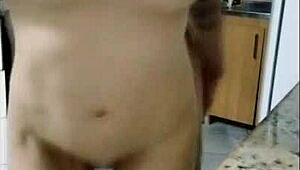 eating the young guy's pussy while forcing her and holding her arms like a little slut enjoys