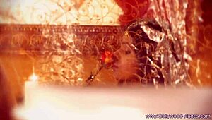 Beautiful Brunette Expresses Love Through Sensual Undressing and Teasing