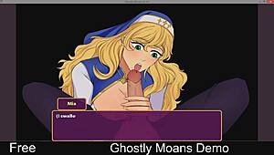Hear those ghostly moans in anime hentai
