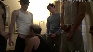 Hey, getting butt slammed and bred in a wild gay orgy, wanna join?