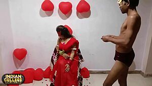 Loving Indian couple heats up Valentine's Day with steamy hardcore sex
