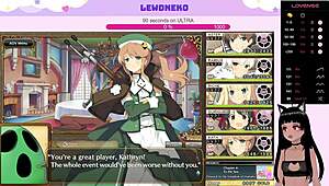 Can Cute Vtuber Lewdneko Handle Steamy Evenicle Gameplay in Part 16?