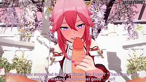 YAE MIKO SUCKS HARD IN POV PROMO