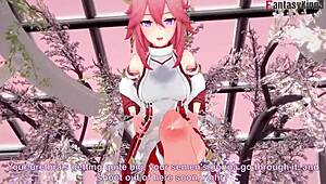 YAE MIKO SUCKS HARD IN POV PROMO