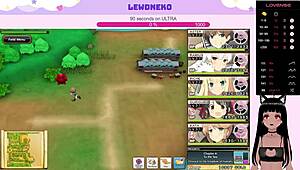 Can Cute Vtuber Lewdneko Handle Steamy Evenicle Gameplay in Part 16?