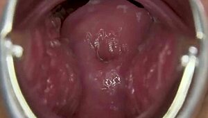 Ami Spreads Shaved Pussy As Half-Beautiful Japanese Babe!