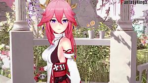 YAE MIKO SUCKS HARD IN POV PROMO