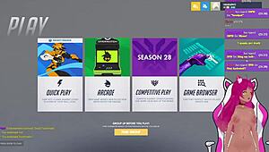 Vtuber Lewdneko Gets Spanked Playing Overwatch Part 1