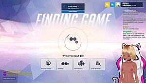 Vtuber Lewdneko Gets Spanked Playing Overwatch Part 1