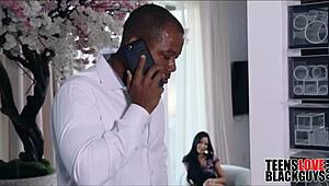 Two PAWG Teens Fuck Black Guy Hard in Daring Ass Action!