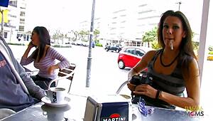 Hey, Spanish girl bent over on sofa moaning loudly! 😍