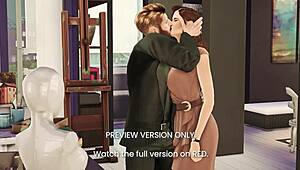 Peggy and Steve in naughty 3D hentai preview