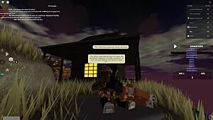 Can you believe this cute Latina riding a monster cock in wild Roblox porn action? Unreal!
