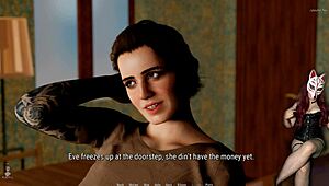 Corset Hentai Handjob For Old Neighbor