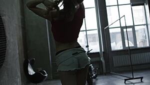 Is Sonya teasing you with her natural tits?