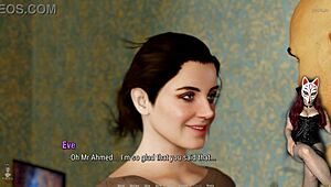 Korset hentai handjob untuk jiran tua