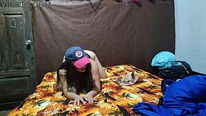 Stepmother in Gothic Lingerie Arouses Me for Vagina Sex