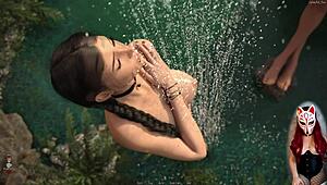 Hey, wanna see these petite beauties getting wild in nature?