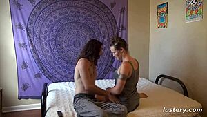 Homemade amateurs choose to LICK and FUCK over fighting.